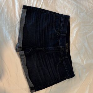 Abercrombie & Fitch Dark Blue Jean Shorts